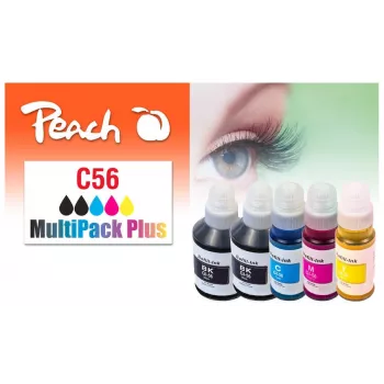 Peach 321698 rašalo kasetė 5 vnt. Suderinama Standartinio našumo Juoda, Žydra, Purpurinė, Geltona