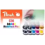 Peach 321698 rašalo kasetė 5 vnt. Suderinama Standartinio našumo Juoda, Žydra, Purpurinė, Geltona