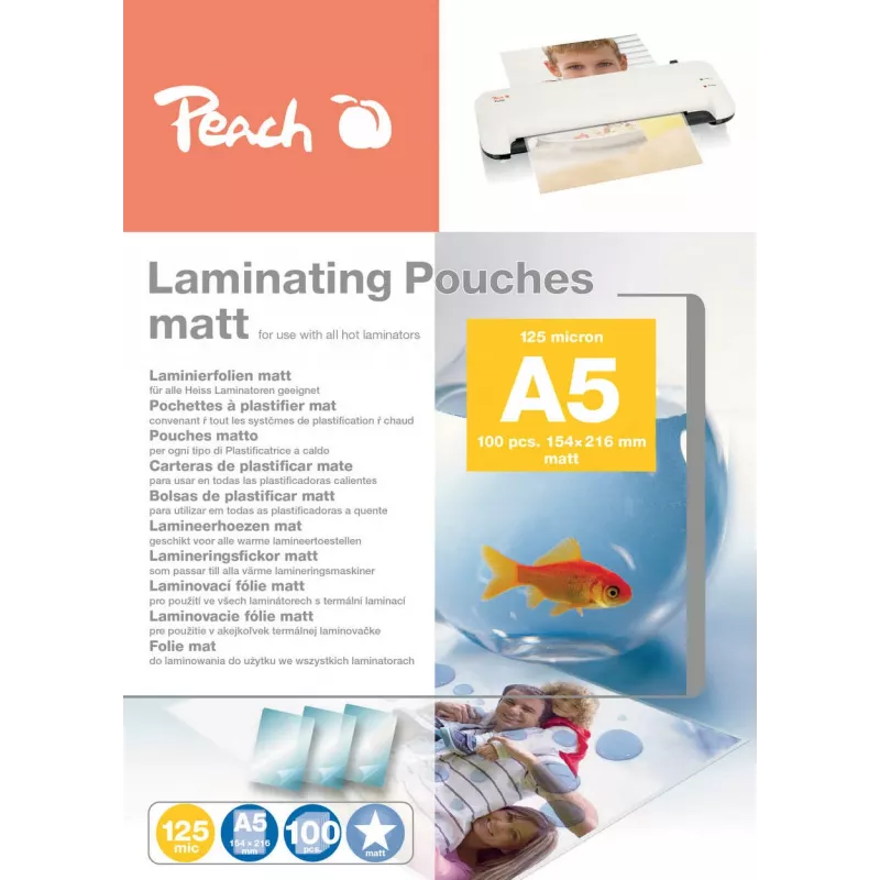 Peach S-PP525-30 laminavimo plėvelės maišelis 100 vnt.