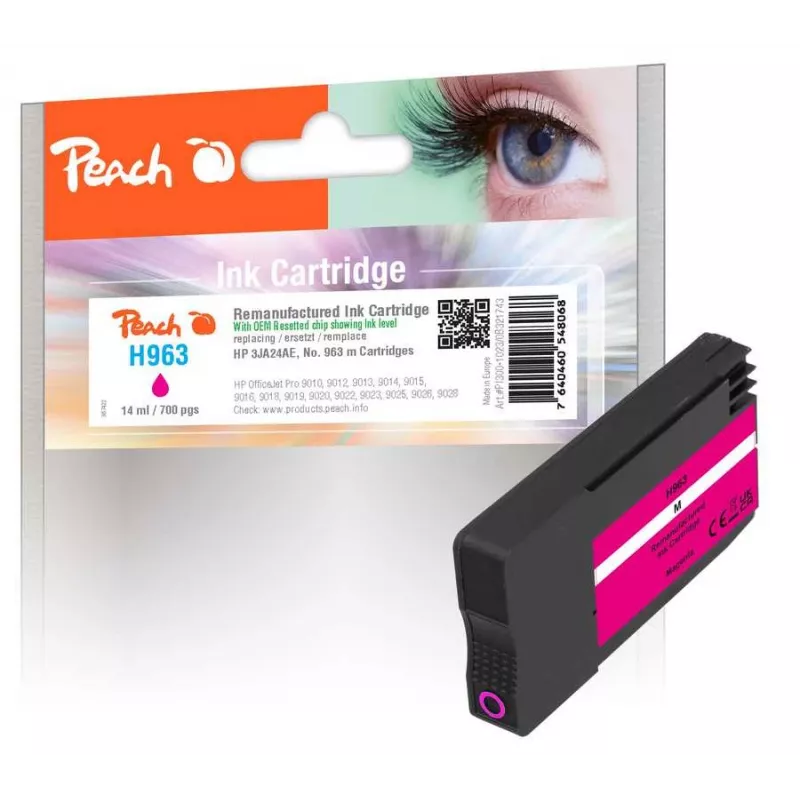 Peach 3JA24AE rašalo kasetė 1 vnt. Suderinama Purpurinė