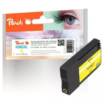 Peach PI300-1030 rašalo kasetė 1 vnt. Suderinama didelio (XL) našumo geltona