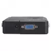 Manhattan KVM Switch Compact 4-Port, 4x USB-A, Cables included, Audio Support, Control 4x computers from one pc/pelė/screen, Juoda, Lifetime Warranty, Boxed
