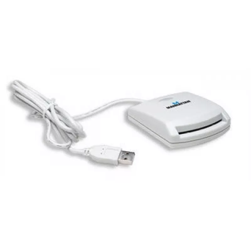 Manhattan 172844 išmaniųjų kortelių skaitytuvas USB 1.1 baltas