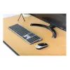 Manhattan One Single USB-A Nano Receiver for Both, Full-Size Wireless klaviatūra, Ambidextrous Optical pelė su Three Buttons and Scroll Wheel, 1200 dpi, Sidabrinė/Juoda