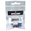 Intellinet Keystone Jack, Cat6, UTP, įspraudžiamasis, mėlynas, plokščias, mėlyna, RJ-45, moteriška, 22/26, Cat6