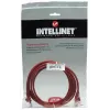 Intellinet tinklo komutacinis kabelis, Cat5e, 5m, Red, CCA, U/UTP, PVC, RJ45, Gold Plated Contacts, Snagless, Booted, Lifetime Warranty