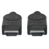 Manhattan HDMI 4K@30Hz laidas su Ethernet, 1 m, tinka VISIEMS 1080p/HD ir daugumai 4K panaudojimo atvejų (patikrinkite savo sistemos 4K specifikaciją, kad būtumėte tikri), kištukas-kištukas, juodas, Ultra HD 4k x 2k, garantija visam laikui, didelės spartos, atitinka HDMM1MHS
