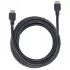 Manhattan HDMI 4K@60Hz laidas su eternetu – CL3 klasės, 5 m, tinkamas naudoti sienose, VISIEMS 4K ir 1080p/HD poreikiams – atsinaujinkite dabar arba turėkite paruoštą, kai prireiks, kištukas–kištukas, juodas, Ultra HD 4K x 2K, garantija visam naudojimo laikui, priemokos didelės spartos
