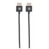 “Manhattan” HDMI laidas su Ethernet palaikymu (itin plonas), 4K@60Hz (Premium High Speed), 1 m (3 pėd.), kištukas-kištukas, juodas, Ultra HD 4k x 2k, pilnai ekranuotas, paauksuoti kontaktai, garantija visam naudojimo laikui
