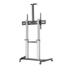 Manhattan Trolley Mount Stand for TV & Monitors, For screens: 37 inch to 100 inch,VESA compatibility:all between 200x200 to 1000x600mm -check the dimensions of the four mounting holes on back of screen to ensure it fits,Max 80kg,Height adjustable 1200 to 1600mm,LFD,Bracket