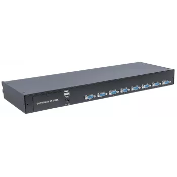 Intellinet modulinis 8 prievadų VGA KVM komutatorius, skirtas naudoti su produktų numeriais 507622, 507738, 507981, 507998, 508025, 508032, 508049 ir 508056
