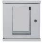 Intellinet 10 colių tinklo spinta – tvirtinama prie sienos (standartinė), 6U, 300 mm gylio, pilka, surinkta, maks. 60 kg, tinka naudoti ir ant stalo ar grindų, naudingas gylis 265 mm, metalinės ir stiklinės durelės, galinė panelė, nuimami šonai, tvirtinimo prie sienos dalys (pvz., varžtai, kaiščiai) nepridedamos