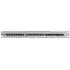 Intellinet Patch Panel, Cat6, FTP, 24 prievadai, 1U, ekranuotas, 90° viršutinės jungties išmušimo blokai, pilka