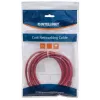 “Intellinet” tinklo kabelis, Cat6, 0,5 m, raudonas, CCA, U/UTP, PVC, RJ45, auksuoti kontaktai, nesikabinantis, su apsaugine mova, garantija visam naudojimo laikui