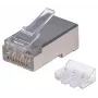 Intellinet RJ45 moduliniai kištukai Pro Line, Cat6A, STP, 3 dantukų, kietiems ir vytiems laidams, 50 µ auksu dengti kontaktai, 70 vnt. pakuotė