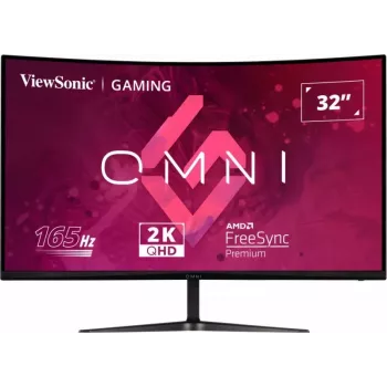 Viewsonic VX Series VX3218C-2K kompiuterio monitorius 81,3 cm (32 colių) 2560 x 1440 pikselių Quad HD LED juodas