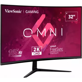 Viewsonic VX Series VX3218C-2K kompiuterio monitorius 81,3 cm (32 colių) 2560 x 1440 pikselių Quad HD LED juodas