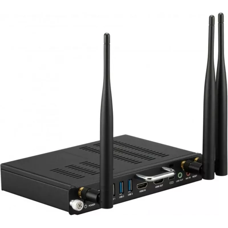 Viewsonic VPC-A31-O1 asmeninis kompiuteris / darbo stotis 8 GB DDR4-SDRAM 128 GB SSD Slot-in PC Mini PC Juoda