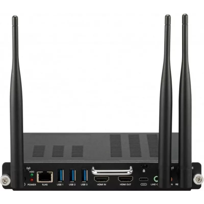 Viewsonic VPC-A31-O1 asmeninis kompiuteris / darbo stotis 8 GB DDR4-SDRAM 128 GB SSD Slot-in PC Mini PC Juoda