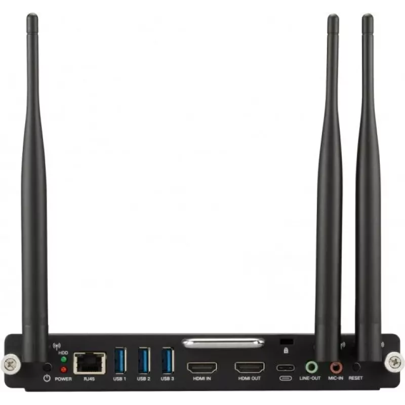 Viewsonic VPC-A31-O1 asmeninis kompiuteris / darbo stotis 8 GB DDR4-SDRAM 128 GB SSD Slot-in PC Mini PC Juoda