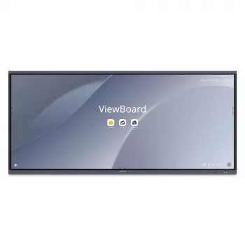 Viewsonic IFP92UW interaktyvi lenta 2,32 m (91,5 col.) 5120 x 2160 pikselių Jutiklinis ekranas Juoda