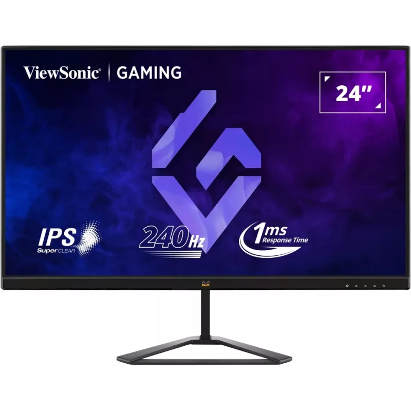 Viewsonic VX Series VX2479A-HD-PRO kompiuterio monitorius 61 cm (24 coliai) 1920 x 1080 pikselių Full HD LED juodas