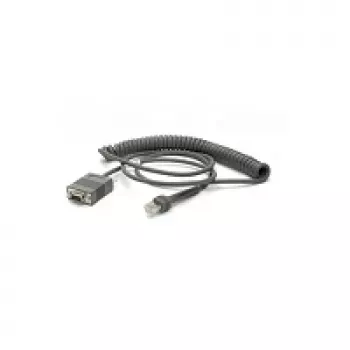 Zebra CBA-RF3-C09ZAR nuoseklusis laidas Juoda 2.8 m RS232 DB9