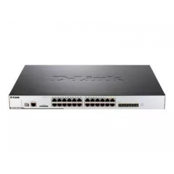 D-Link DWS-3160-24PC tinklo komutatorius Valdomas L2+ maitinimas per eternetą (PoE) 1U