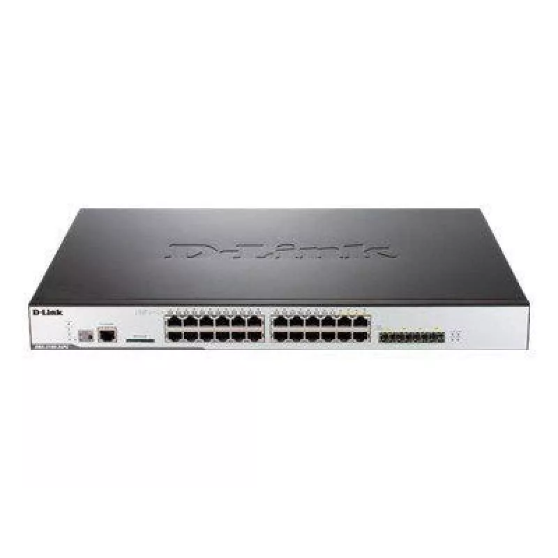 D-Link DWS-3160-24PC tinklo komutatorius Valdomas L2+ maitinimas per eternetą (PoE) 1U
