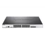 D-Link DWS-3160-24PC tinklo komutatorius Valdomas L2+ maitinimas per eternetą (PoE) 1U
