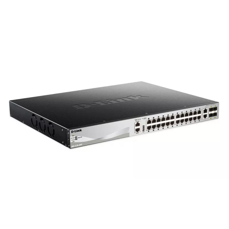D-Link DGS-3130 serijos Gigabit Layer 3 valdomi kaupiami komutatoriai