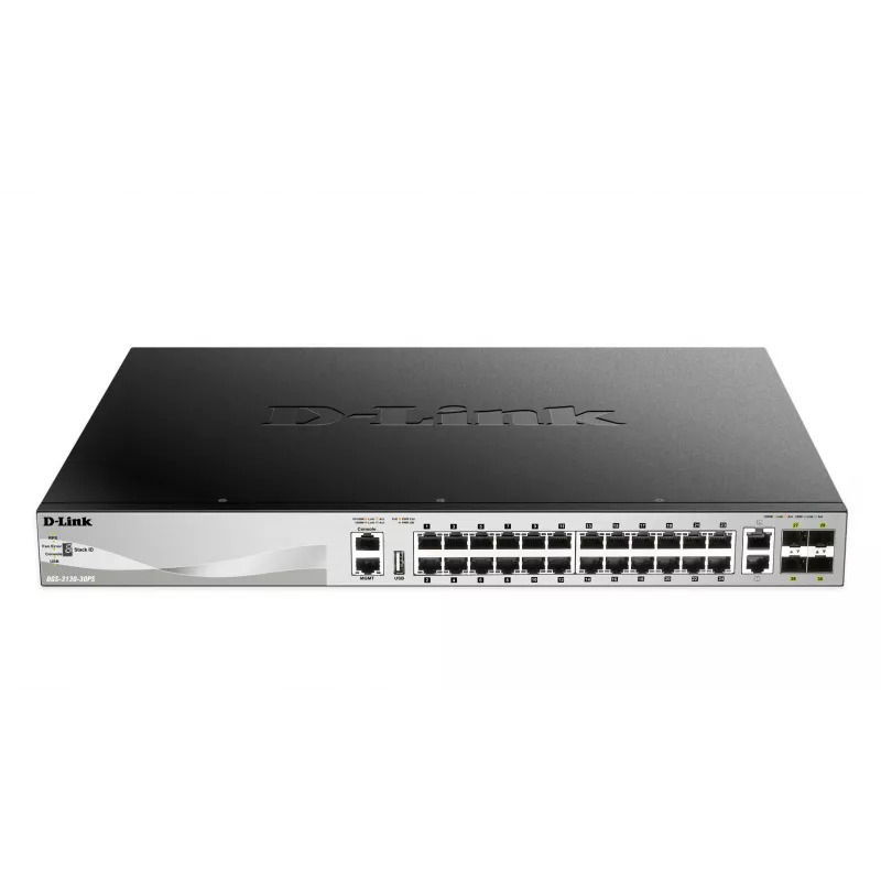 D-Link DGS-3130 serijos Gigabit Layer 3 valdomi kaupiami komutatoriai