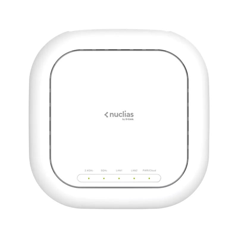 “D-Link Wireless AC1900 Wave2 Nuclias” prieigos taškas, 2,4 GHz, 5 GHz, 1900 Mbit/s, SSID, WPA, WPA-Enterprise, WPA-PSK, WPA2-Enterprise, WPA2-PSK, WPA3, WPA3-PSK, 10,100,1000 Mbit/s