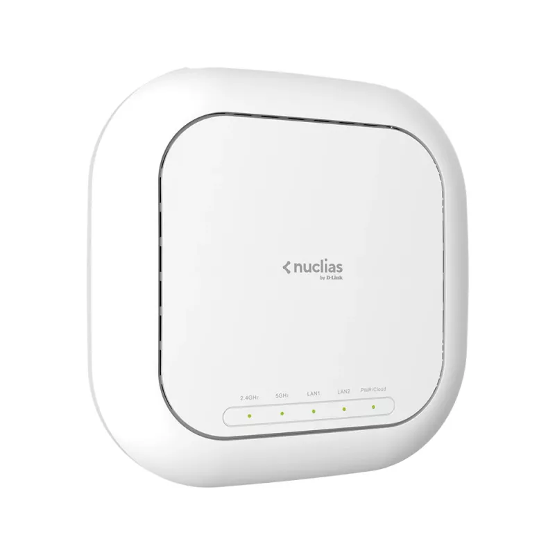 “D-Link Wireless AC1900 Wave2 Nuclias” prieigos taškas, 2,4 GHz, 5 GHz, 1900 Mbit/s, SSID, WPA, WPA-Enterprise, WPA-PSK, WPA2-Enterprise, WPA2-PSK, WPA3, WPA3-PSK, 10,100,1000 Mbit/s
