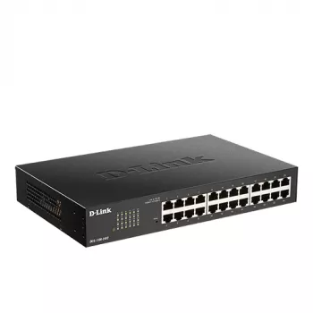D-Link 24 prievadų Gigabit išmanusis valdomas komutatorius, valdomas, L2, Gigabit Ethernet (10/100/1000), montavimas į stovą, 1U