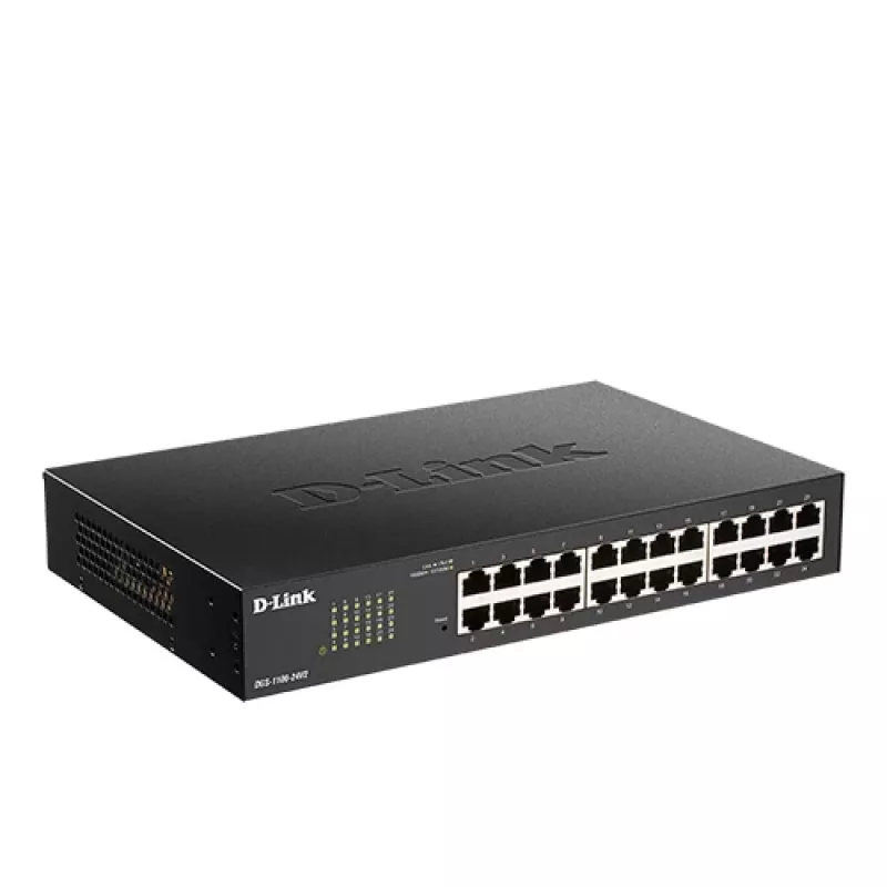 D-Link 24 prievadų Gigabit išmanusis valdomas komutatorius, valdomas, L2, Gigabit Ethernet (10/100/1000), montavimas į stovą, 1U