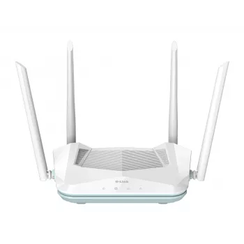 D-Link EAGLE PRO AI AX1500 išmanusis maršrutizatorius belaidis maršrutizatorius Gigabit Ethernet dviejų dažnių juostų (2,4 GHz / 5 GHz) baltas
