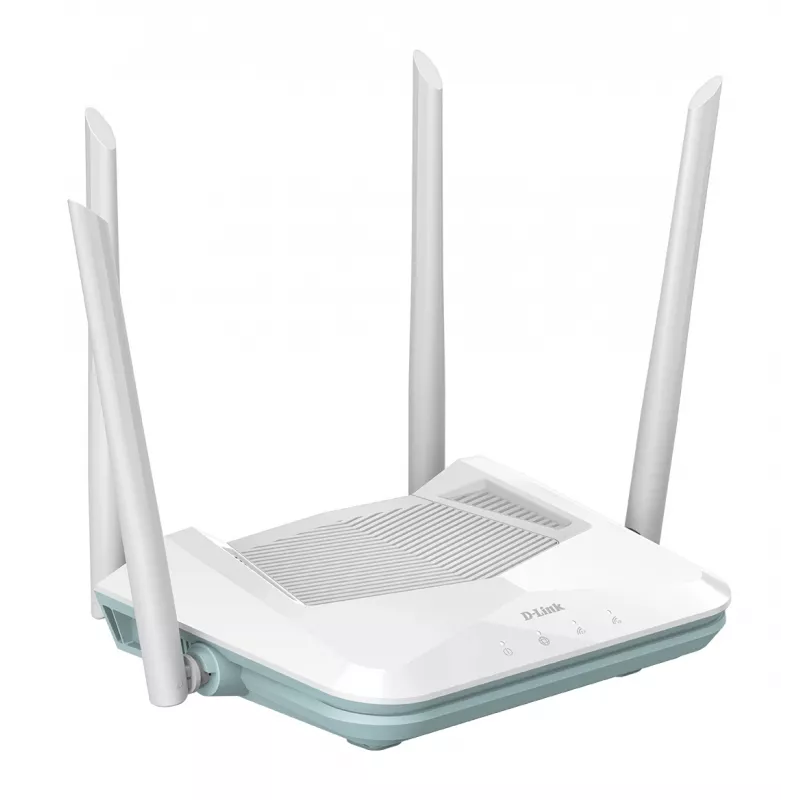 D-Link EAGLE PRO AI AX1500 išmanusis maršrutizatorius belaidis maršrutizatorius Gigabit Ethernet dviejų dažnių juostų (2,4 GHz / 5 GHz) baltas