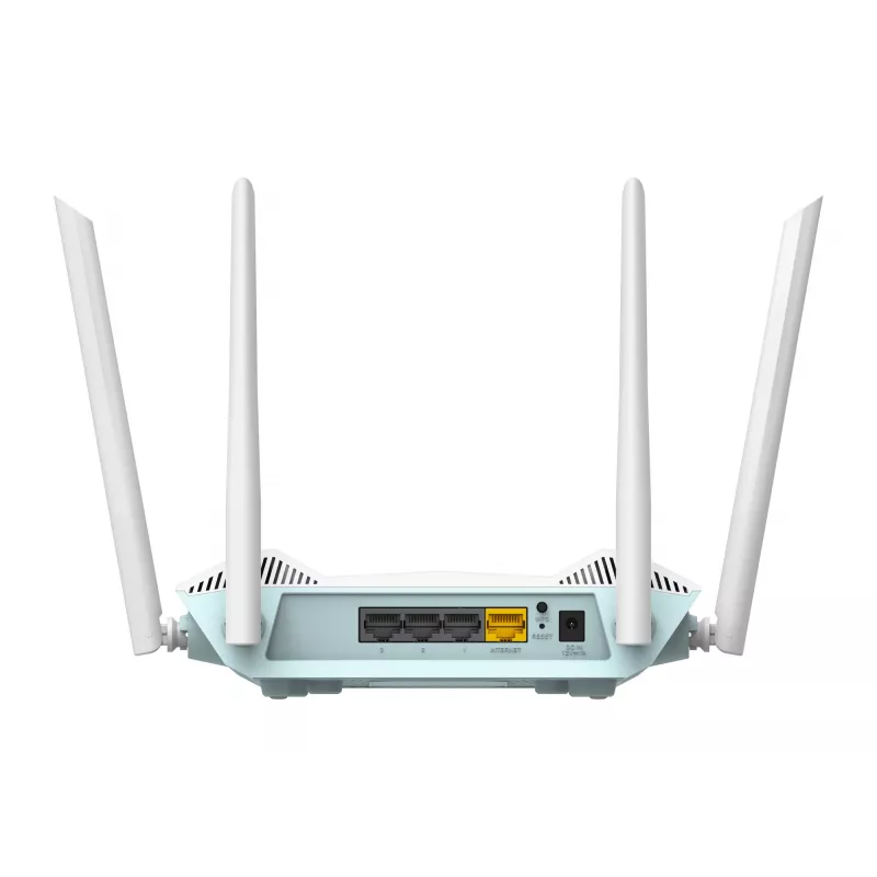 D-Link EAGLE PRO AI AX1500 išmanusis maršrutizatorius belaidis maršrutizatorius Gigabit Ethernet dviejų dažnių juostų (2,4 GHz / 5 GHz) baltas