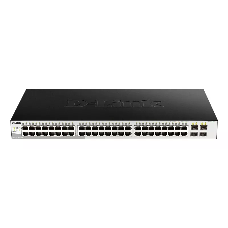 D-Link DGS-1210-52/ME valdomas L2 Gigabit Ethernet (10/100/1000) 1U juodas