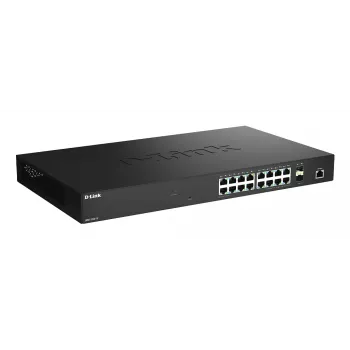 D-Link 18 prievadų 2.5G kelių gigabitų išmanus valdomas komutatorius su 2 x 10G SFP+ prievadais