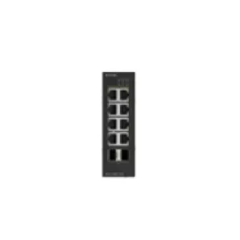 D-Link 10 prievadų gigabitinis pramoninis PoE+ nevaldomas komutatorius su 2 x 2,5G SFP+ prievadais