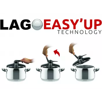 Lagostina Mia Lagoeasy'up 7 L nerūdijantis plienas