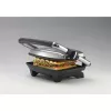 Ariete 1911 Toast & Grill plonas - neprideganti elektrinė keptuvė skrebučiams ir sumuštiniams - briaunota plokštė - 1000 W - sidabrinė