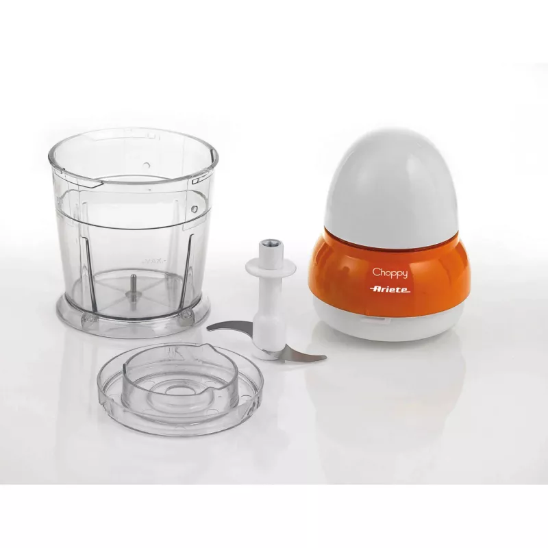 Ariete Choppy, 0,25 L, 4,22 kg, Oranžinė, Balta, Nerūdijantis plienas, 100 mm, 100 mm