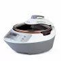 Ariete 2945 Multicooker Twist daugiafunkcis virtuvės robotas, maisto ruošimo prietaisas su maišymo mentele, LCD ekranas, 30 iš anksto nustatytų programų, 5 l talpos indas, receptų rinkinys, balta/pilka