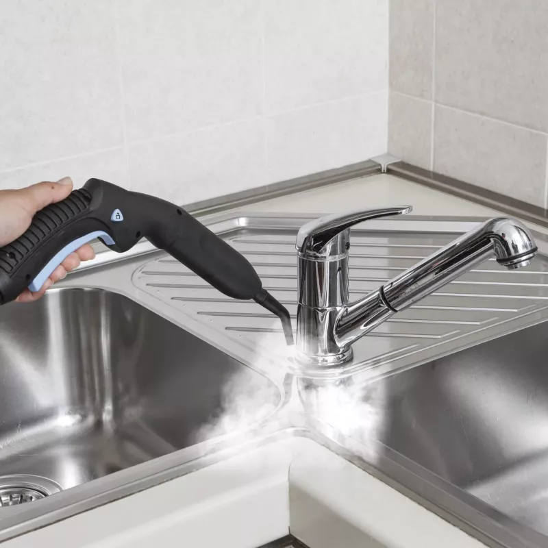 Ariete 4146/02 Cilindrinis garų valytuvas 1,6 l 1500 W Baltas, šviesiai mėlynas