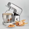 Ariete 1598 Gourmet Professional 7L Metal – planetarinis maišytuvas su trintuvu – nerūdijančio plieno dubuo – 7 l – stiklinis ąsotis – 1200 vatų – 6 greičiai