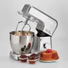 Ariete 1598 Gourmet Professional 7L Metal – planetarinis maišytuvas su trintuvu – nerūdijančio plieno dubuo – 7 l – stiklinis ąsotis – 1200 vatų – 6 greičiai
