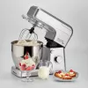 Ariete 1598 Gourmet Professional 7L Metal – planetarinis maišytuvas su trintuvu – nerūdijančio plieno dubuo – 7 l – stiklinis ąsotis – 1200 vatų – 6 greičiai